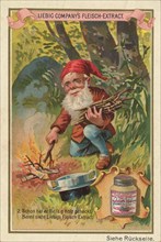Series of the gnome uses Liebig's meat extract