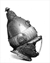 Turkish helmet captured in the naval battle of Lepanto