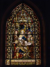 Stained Glass in ST. Stephens Church at Ooty