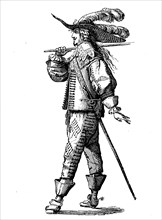 French officer from 1635