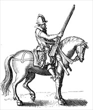 Arquebusier on horseback