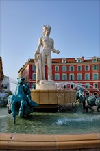 Fountain du Soleil at Place Massena in Nice