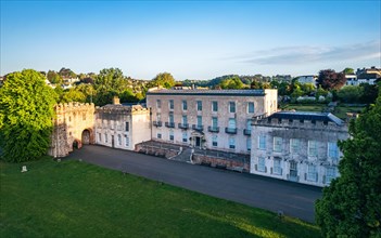 Torre Abbey from a drone
