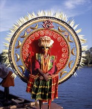 Theyyam dancer