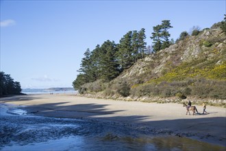 Sainte-Anne sandy beach in Douarnenez Bay
