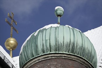 Dome of the Church of St. Peter at the Viktualienmarkt