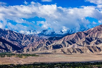View of Indus valley in Himalayas. Ladakh