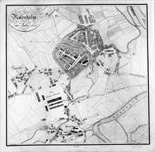 Plan der Stadt Rosenheim von