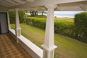 Oceanfront lanai and view