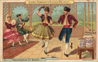 Picture series national dances: Bolero