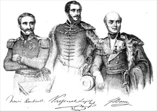 The Leaders of the Hungarian Uprising of 1848-1849