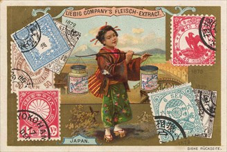 Picture series Countries and Stamps and Motifs