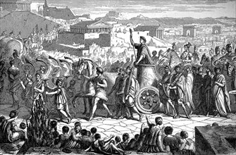 Triumphal procession of Publius Cornelius Scipio Africanus