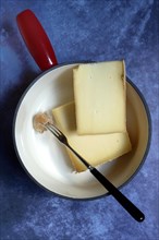Ingredients for cheese fondue