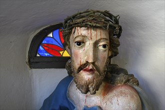Christushaupt mit Dornenkrone