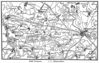 Plan of the Battle of Kollin