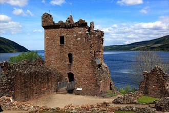 Ruins of Castle Urquhart on Loch Ness