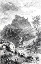Die Ruinen des Schlosses von Canossa