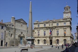 Place de la Republique with town hall Hotel de Ville