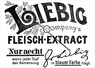 Advertisement for Liebig Meat Extract