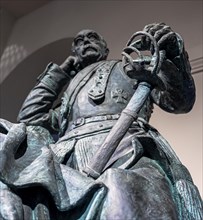 Kaiser Wilhelm bronze in the entrance hall of the Deutsches Museum
