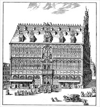 The Broodhuis on the Market Square in Brussels in the 16th century