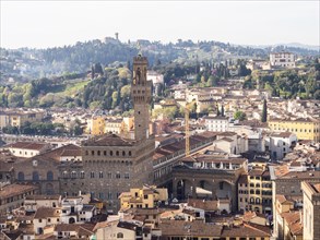 Stadtansicht von Florenz mit Palazzo Vecchio
