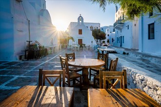 Tourist Greece scene