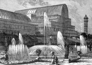 The Crystal Palace at Sydenham in 1870