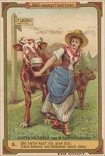 Picture series castles in the air of the milkmaid: and for this I'll buy a cow