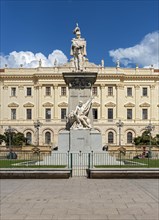 Palazzo della Provincia and Statue of King Vittorio Emanuele II