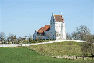 A typical church in Denmark and South Sweden