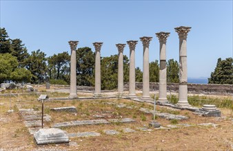 Ruins with columns