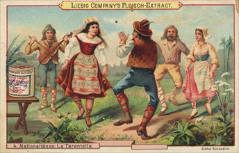 Picture series national dances: La Taratella