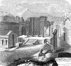 The Remains of the Temple of Isis in Pompeii