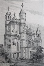 The Cathedral at Worms in 1865