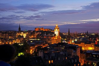Blick auf die Altstadt von Edinburgh