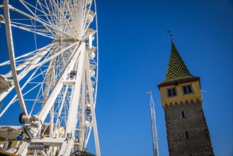 Giant wheel at the harbour of Lindau