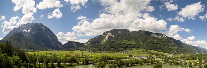 View from Trautenfels Castle into the Enns Valley