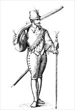 French Musketeer with Cartridge Bandolier