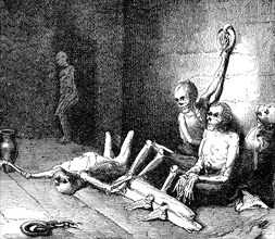Torture chamber in Rome during the persecution of the Christians