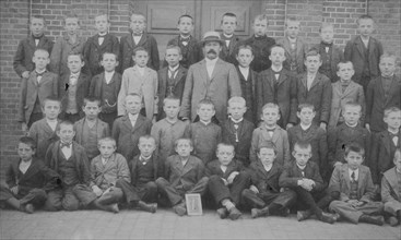 Class photo of a boys' school