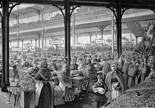Daily market in 1880