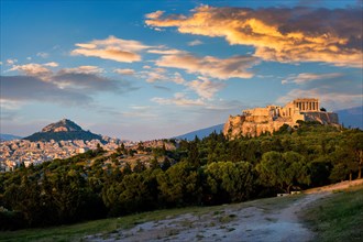 Famous greek tourist landmark