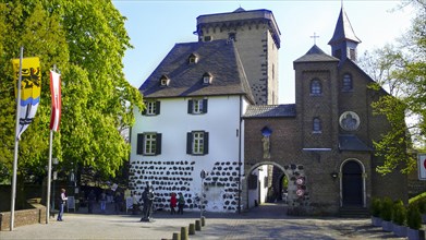 City gate of historical customs fortress Feste Zons from Middle Ages