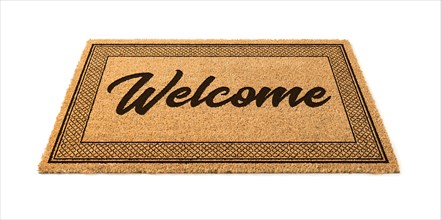 Welcome mat isolated on A white background