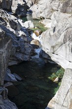 Mountain river in the Verzasca Valley