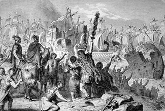 The Battle of Actium was the decisive confrontation of the last war of the Roman Republic