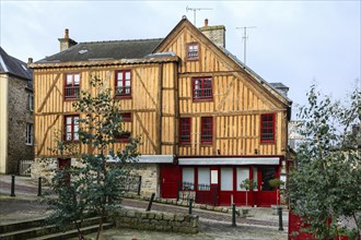 Half-timbered house on Place Saint Julien