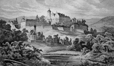 The castle of Cadolzburg in 1870